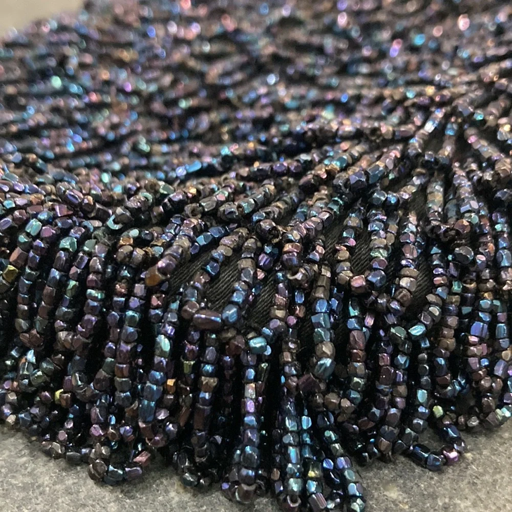 Vintage hand made beaded bag - Picture 6 of 6